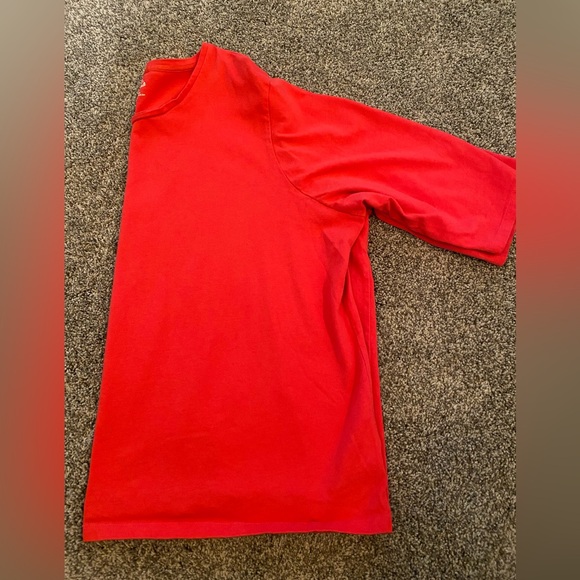 LIZ & ME CATHERINES Solid Color Blouse Pink ¾ Sleeve PLUS SIZE 26/28 T-Shirt - Picture 3 of 8